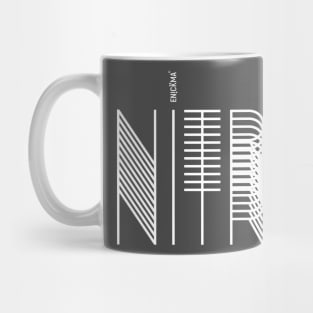 white nitro Mug